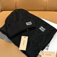 Cheap MIU MIU Hat and Scarf Set #1407502 Replica Wholesale [$64.00 USD] [ITEM#1407502] on Replica MIU MIU Hat and Scarf and Glove Set