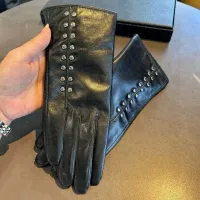 Cheap Chrome Hearts Gloves For Women #1407536 Replica Wholesale [$48.00 USD] [ITEM#1407536] on Replica Chrome Hearts Gloves