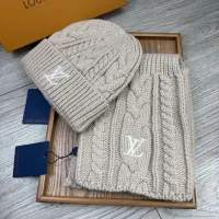 Cheap Louis Vuitton LV Hat and Scarf Set #1407581 Replica Wholesale [$52.00 USD] [ITEM#1407581] on Replica Louis Vuitton LV Hat and Scarf and Glove Set