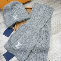 Cheap Louis Vuitton LV Hat and Scarf Set #1407582 Replica Wholesale [$52.00 USD] [ITEM#1407582] on Replica Louis Vuitton LV Hat and Scarf and Glove Set