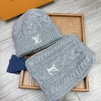 Cheap Louis Vuitton LV Hat and Scarf Set #1407582 Replica Wholesale [$52.00 USD] [ITEM#1407582] on Replica Louis Vuitton LV Hat and Scarf and Glove Set
