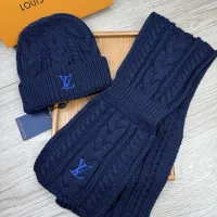 Cheap Louis Vuitton LV Hat and Scarf Set #1407583 Replica Wholesale [$52.00 USD] [ITEM#1407583] on Replica Louis Vuitton LV Hat and Scarf and Glove Set