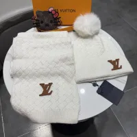 Cheap Louis Vuitton LV Hat and Scarf Set #1407585 Replica Wholesale [$68.00 USD] [ITEM#1407585] on Replica Louis Vuitton LV Hat and Scarf and Glove Set