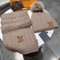 Cheap Louis Vuitton LV Hat and Scarf Set #1407586 Replica Wholesale [$68.00 USD] [ITEM#1407586] on Replica Louis Vuitton LV Hat and Scarf and Glove Set