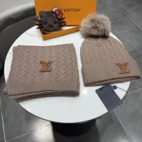 Cheap Louis Vuitton LV Hat and Scarf Set #1407586 Replica Wholesale [$68.00 USD] [ITEM#1407586] on Replica Louis Vuitton LV Hat and Scarf and Glove Set
