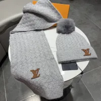 Cheap Louis Vuitton LV Hat and Scarf Set #1407587 Replica Wholesale [$68.00 USD] [ITEM#1407587] on Replica Louis Vuitton LV Hat and Scarf and Glove Set