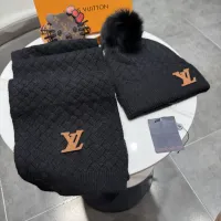 Cheap Louis Vuitton LV Hat and Scarf Set #1407588 Replica Wholesale [$68.00 USD] [ITEM#1407588] on Replica Louis Vuitton LV Hat and Scarf and Glove Set