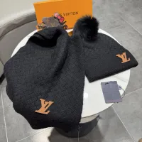 Cheap Louis Vuitton LV Hat and Scarf Set #1407588 Replica Wholesale [$68.00 USD] [ITEM#1407588] on Replica Louis Vuitton LV Hat and Scarf and Glove Set