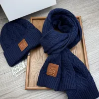 Cheap LOEWE Hat and Scarf Set #1407596 Replica Wholesale [$52.00 USD] [ITEM#1407596] on Replica LOEWE Hat and Scarf and Glove Set