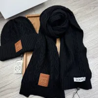 Cheap LOEWE Hat and Scarf Set #1407597 Replica Wholesale [$52.00 USD] [ITEM#1407597] on Replica LOEWE Hat and Scarf and Glove Set