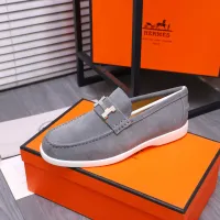 Cheap Hermes Leather Shoes For Men #1407760 Replica Wholesale [$102.00 USD] [ITEM#1407760] on Replica Hermes Leather Shoes