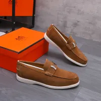 Cheap Hermes Leather Shoes For Men #1407762 Replica Wholesale [$102.00 USD] [ITEM#1407762] on Replica Hermes Leather Shoes
