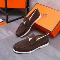 Cheap Hermes Leather Shoes For Men #1407763 Replica Wholesale [$102.00 USD] [ITEM#1407763] on Replica Hermes Leather Shoes