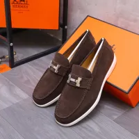 Cheap Hermes Leather Shoes For Men #1407763 Replica Wholesale [$102.00 USD] [ITEM#1407763] on Replica Hermes Leather Shoes