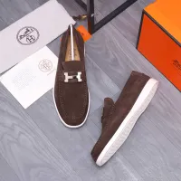 Cheap Hermes Leather Shoes For Men #1407763 Replica Wholesale [$102.00 USD] [ITEM#1407763] on Replica Hermes Leather Shoes