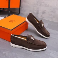 Cheap Hermes Leather Shoes For Men #1407763 Replica Wholesale [$102.00 USD] [ITEM#1407763] on Replica Hermes Leather Shoes
