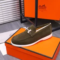Cheap Hermes Leather Shoes For Men #1407764 Replica Wholesale [$102.00 USD] [ITEM#1407764] on Replica Hermes Leather Shoes