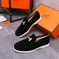 Cheap Hermes Leather Shoes For Men #1407766 Replica Wholesale [$102.00 USD] [ITEM#1407766] on Replica Hermes Leather Shoes