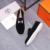 Cheap Hermes Leather Shoes For Men #1407766 Replica Wholesale [$102.00 USD] [ITEM#1407766] on Replica Hermes Leather Shoes