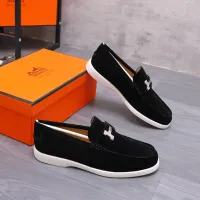 Cheap Hermes Leather Shoes For Men #1407766 Replica Wholesale [$102.00 USD] [ITEM#1407766] on Replica Hermes Leather Shoes