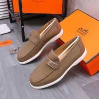 Cheap Hermes Leather Shoes For Men #1407768 Replica Wholesale [$102.00 USD] [ITEM#1407768] on Replica Hermes Leather Shoes