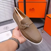 Cheap Hermes Leather Shoes For Men #1407768 Replica Wholesale [$102.00 USD] [ITEM#1407768] on Replica Hermes Leather Shoes