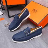 Cheap Hermes Leather Shoes For Men #1407770 Replica Wholesale [$102.00 USD] [ITEM#1407770] on Replica Hermes Leather Shoes