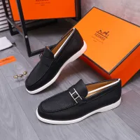 Cheap Hermes Leather Shoes For Men #1407775 Replica Wholesale [$102.00 USD] [ITEM#1407775] on Replica Hermes Leather Shoes