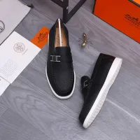 Cheap Hermes Leather Shoes For Men #1407775 Replica Wholesale [$102.00 USD] [ITEM#1407775] on Replica Hermes Leather Shoes