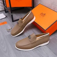 Cheap Hermes Leather Shoes For Men #1407781 Replica Wholesale [$102.00 USD] [ITEM#1407781] on Replica Hermes Leather Shoes