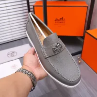 Cheap Hermes Leather Shoes For Men #1407782 Replica Wholesale [$102.00 USD] [ITEM#1407782] on Replica Hermes Leather Shoes