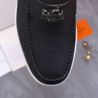 Cheap Hermes Leather Shoes For Men #1407787 Replica Wholesale [$102.00 USD] [ITEM#1407787] on Replica Hermes Leather Shoes