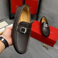 Cheap Salvatore Ferragamo Leather Shoes For Men #1407790 Replica Wholesale [$82.00 USD] [ITEM#1407790] on Replica Salvatore Ferragamo Leather Shoes