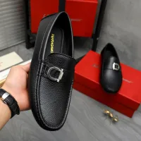 Cheap Salvatore Ferragamo Leather Shoes For Men #1407791 Replica Wholesale [$82.00 USD] [ITEM#1407791] on Replica Salvatore Ferragamo Leather Shoes