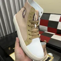 Cheap Moncler High Tops Shoes For Men #1407838 Replica Wholesale [$85.00 USD] [ITEM#1407838] on Replica Moncler High Tops Shoes