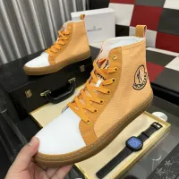 Cheap Moncler High Tops Shoes For Men #1407839 Replica Wholesale [$85.00 USD] [ITEM#1407839] on Replica Moncler High Tops Shoes