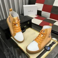 Cheap Moncler High Tops Shoes For Men #1407839 Replica Wholesale [$85.00 USD] [ITEM#1407839] on Replica Moncler High Tops Shoes