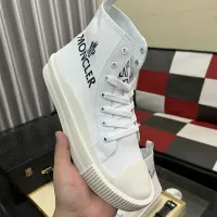 Cheap Moncler High Tops Shoes For Men #1407840 Replica Wholesale [$85.00 USD] [ITEM#1407840] on Replica Moncler High Tops Shoes