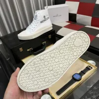 Cheap Moncler High Tops Shoes For Men #1407840 Replica Wholesale [$85.00 USD] [ITEM#1407840] on Replica Moncler High Tops Shoes