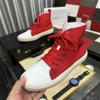 Cheap Moncler High Tops Shoes For Men #1407932 Replica Wholesale [$85.00 USD] [ITEM#1407932] on Replica Moncler High Tops Shoes