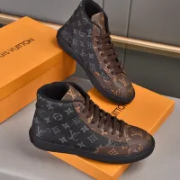 Cheap Louis Vuitton High Tops Shoes For Men #1408220 Replica Wholesale [$85.00 USD] [ITEM#1408220] on Replica Louis Vuitton High Tops Shoes