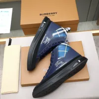 Cheap Burberry High Tops Shoes For Men #1408223 Replica Wholesale [$85.00 USD] [ITEM#1408223] on Replica Burberry High Tops Shoes