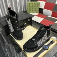 Cheap Gucci High Tops Shoes For Men #1408229 Replica Wholesale [$85.00 USD] [ITEM#1408229] on Replica Gucci High Tops Shoes