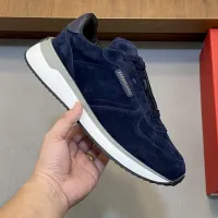 Cheap Salvatore Ferragamo Casual Shoes For Men #1408315 Replica Wholesale [$88.00 USD] [ITEM#1408315] on Replica Salvatore Ferragamo Casual Shoes