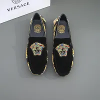 Cheap Versace Leather Shoes For Men #1408366 Replica Wholesale [$72.00 USD] [ITEM#1408366] on Replica Versace Leather Shoes