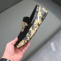 Cheap Versace Leather Shoes For Men #1408366 Replica Wholesale [$72.00 USD] [ITEM#1408366] on Replica Versace Leather Shoes