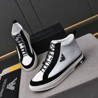Cheap Armani High Tops Shoes For Men #1408398 Replica Wholesale [$82.00 USD] [ITEM#1408398] on Replica Armani High Tops Shoes