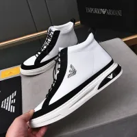 Cheap Armani High Tops Shoes For Men #1408398 Replica Wholesale [$82.00 USD] [ITEM#1408398] on Replica Armani High Tops Shoes