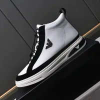 Cheap Armani High Tops Shoes For Men #1408398 Replica Wholesale [$82.00 USD] [ITEM#1408398] on Replica Armani High Tops Shoes