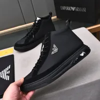 Cheap Armani High Tops Shoes For Men #1408400 Replica Wholesale [$82.00 USD] [ITEM#1408400] on Replica Armani High Tops Shoes